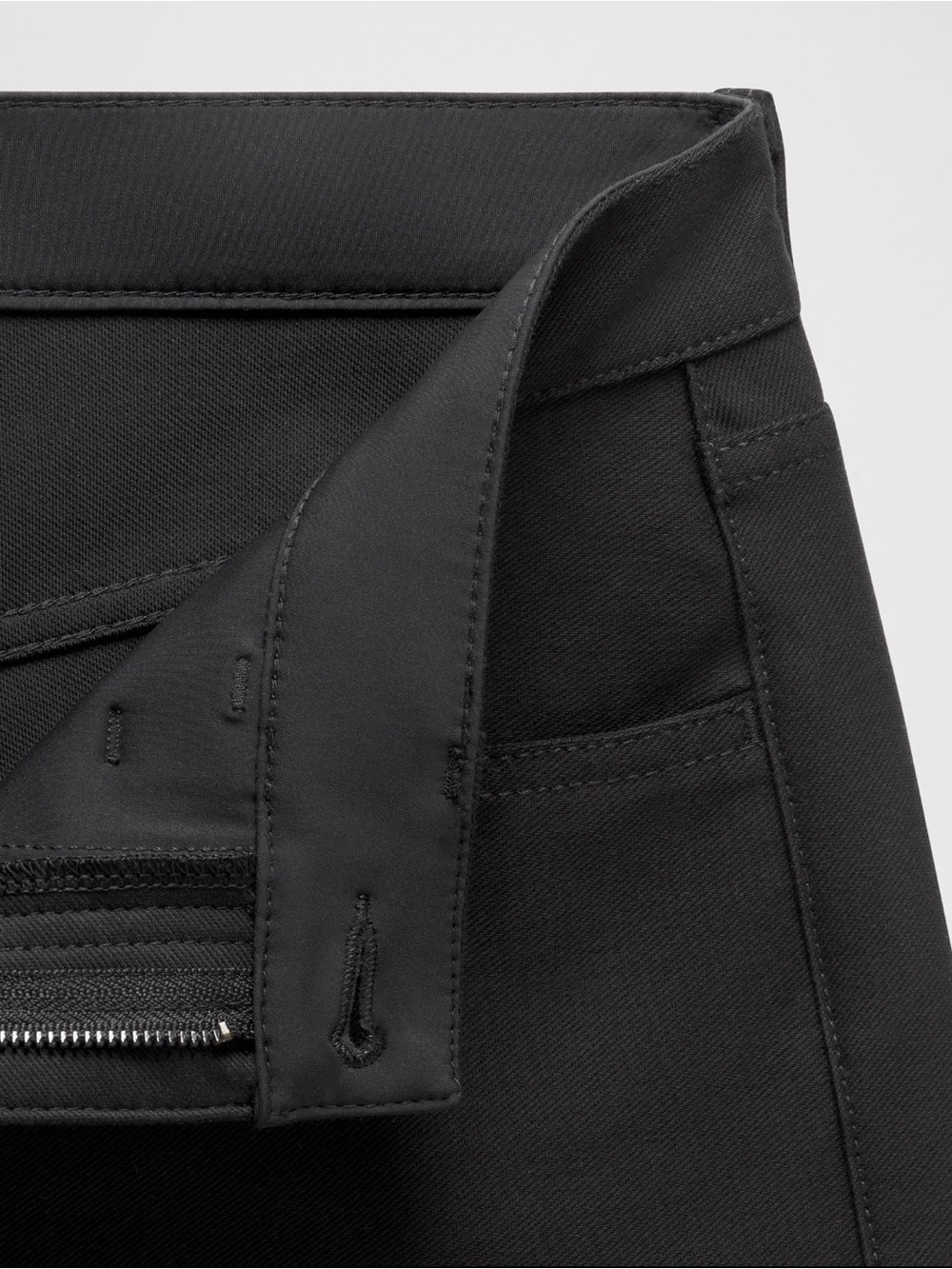 EasyFive Low-Rise Classic Wide-Leg Pant *Regular Black - Picture 9 of 15